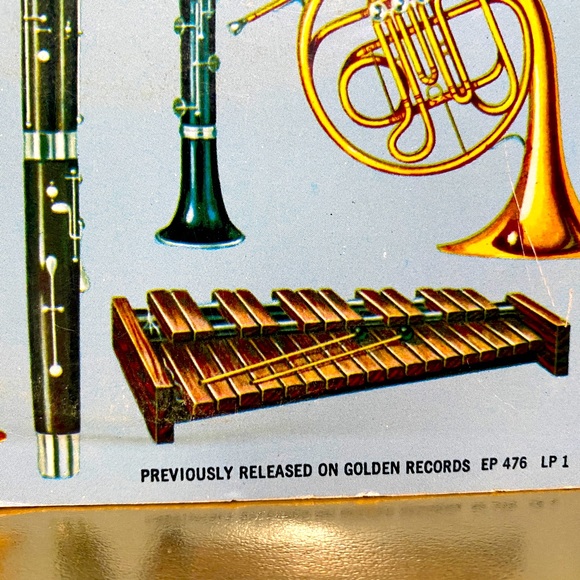 RETRO 1966 GOLDEN VINYL RECORD A CHILD’S INTRODUCTION TO THE ORCHESTRA #2068 7” - Picture 6 of 16